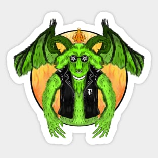 Punk Baphomet Sticker